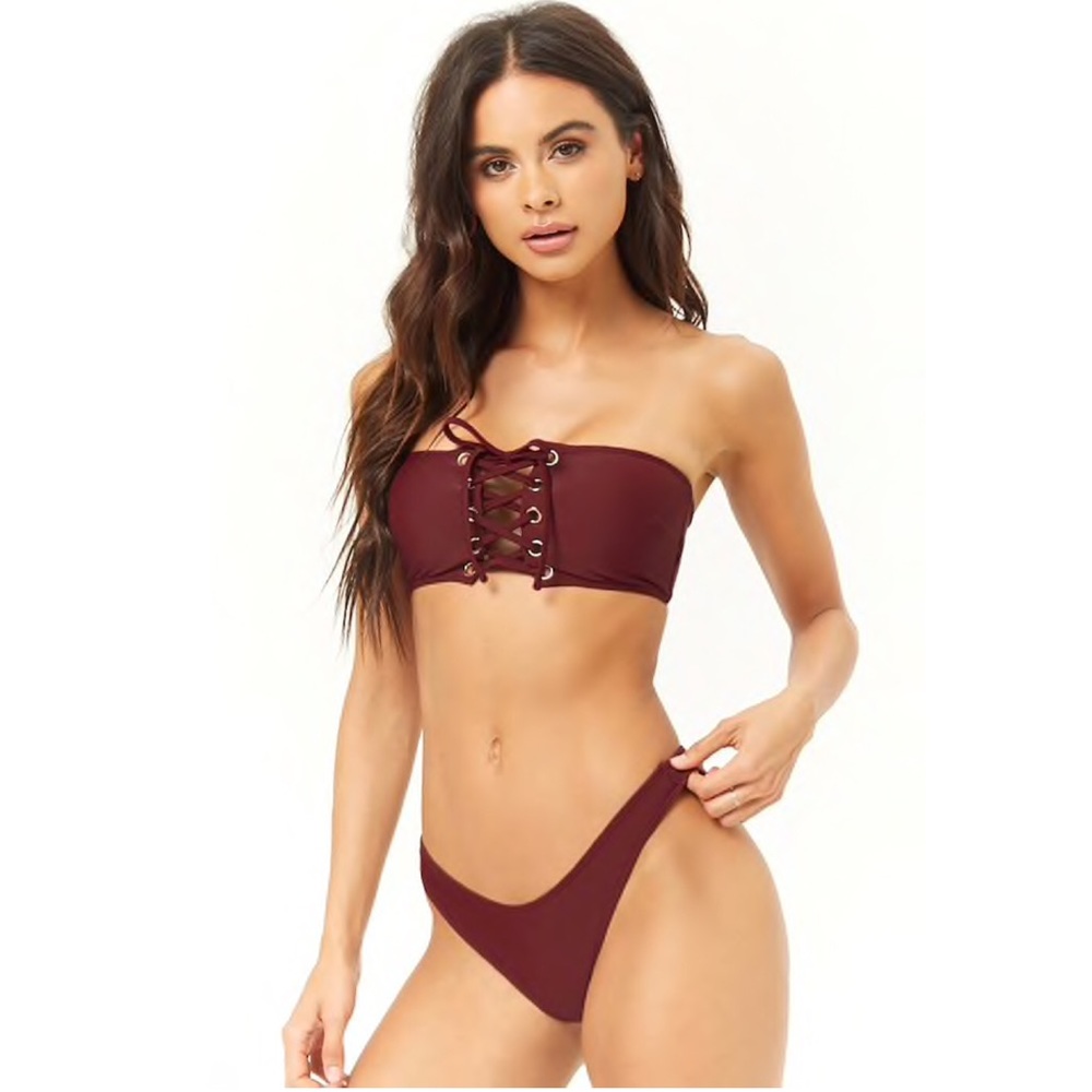 High-Leg Bikini Bottoms